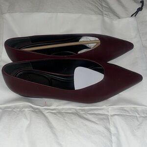 Nordstrom Burgundy Women's Flats